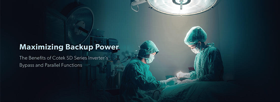 Industrial backup power for medical industry